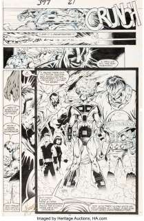 Keown, Dale - Dale Keown and Mark Farmer The Incredible Hulk #397 Story Page 21 Original Art (Marvel, 1992)....