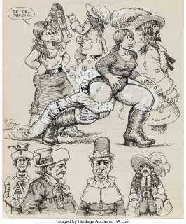 Crumb, Robert | Robert Crumb Crumb Sketchbook Illustration "Pathetic Love" Original Art (1969).... | Heritage