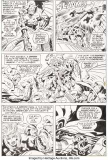 Kirby, Jack - Jack Kirby and Mike Royer The Eternals #5 Story Page 15 Original Art (Marvel, 1976)....