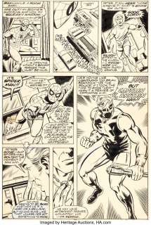 Byrne, John - John Byrne and Dave Hunt Marvel Team-Up #65 Story Page 6 Captain Britain Original Art (Marvel, 1978)....