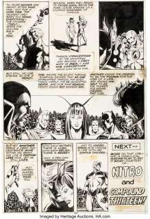 Starlin, Jim | Jim Starlin and Klaus Janson Captain Marvel #33 Story Page 17 Original Art (Marvel, 1974).... | Heritage