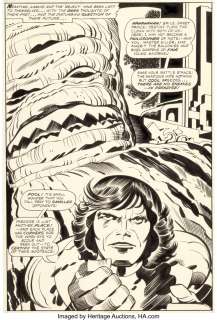 Kirby, Jack - Jack Kirby and Mike Royer The Eternals #12 Splash Page 6 Original Art (Marvel, 1977)....