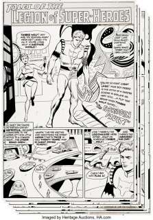 Mortimer, Win | Win Mortimer and Mike Esposito Action Comics #378 Legion of Super-Heroes Complete 10-Page Story "The Forbidden Fru... (Total: 10 Original Art) | Heritage