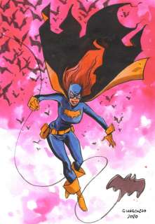 Giancarlo Caracuzzo | Batgirl - ILLUSTRAZIONE ORIGINALE - Page volante - Exemplaire unique - (2020) | Catawiki