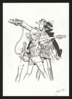 José Luis Munuera - Couverture originale - La fille du Z - Zorglub