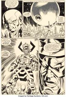 Byrne, John | John Byrne and Tom Palmer Silver Surfer #1 Story Page 26 Galactus Original Art (Marvel, 1982).... | Heritage