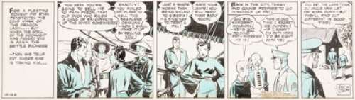 Caniff, Milton | Milton Caniff Terry and the Pirates Daily Comic Strip Original Art dated 10-26-36 (Chicago Tribune/ N.Y. News Synd... | Heritage