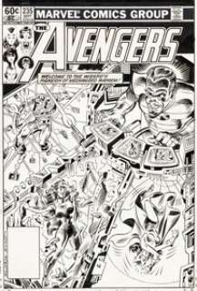 Milgrom, Al | Al Milgrom and Joe Sinnott The Avengers #235 Cover Original Art (Marvel, 1983).... | Heritage