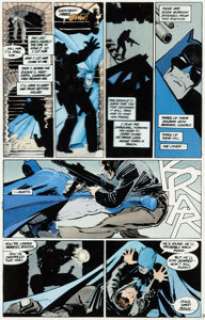 Varley, Lynn - Lynn Varley Batman: The Dark Knight Returns #1 Story Page 31 Hand-Colored Production Art (DC, 1986). ...