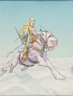 Giraud (Moebius), Jean - Jean Giraud (Moebius) Festival of Animation Poster Painting and Preliminary Original Art with Signed Poster (La Jo... (Total: 4 Items)