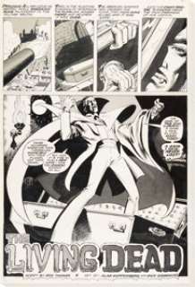 Kupperberg, Alan - Alan Kupperberg and Dick Giordano Vampire Tales #5 Complete 8-Page Story "The Living Dead" Original Art (Marvel, 1... (Total: 8 Items)