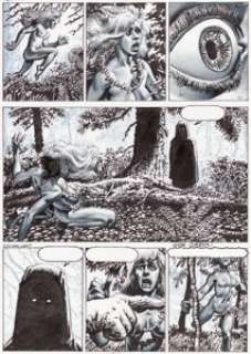 Corben, Richard | Richard Corben Heavy Metal #83 "Roda and the Wolf" Story Page 3 Original Art (Heavy Metal, 1984).... | Heritage
