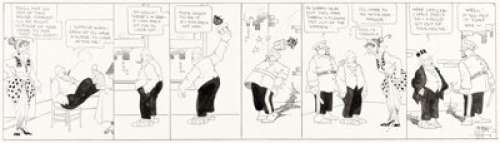 McManus, George | George McManus Bringing Up Father Daily Comic Strip Original Art (c. early 1920s). ... | Heritage