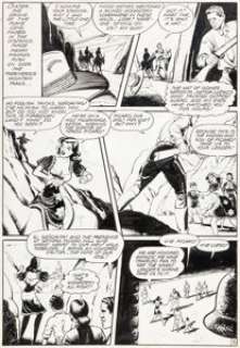 Renée, Lily - Lily Renée and Bob Lubbers Fight Comics #51 Story Page 5 Original Art (Fiction House, 1947)....