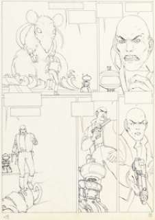Martin, Juan Gimenez | Juan Gimenez Metabarons #1 Story Page 7 Black and White - Inked Original Art (Les Humanoïdes Associés, 1992).... | Heritage