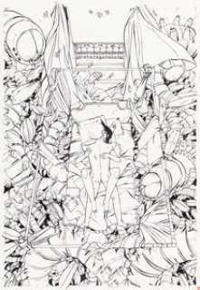 Mathieu Bablet La Belle Mort Splash Page 98 Original Art (Ankama, Label 619, 2011)....