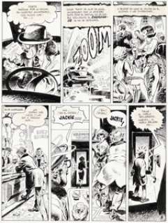 Antonio Parras - Les Inoxydables #1 Story Page 5 Original Art (Dargaud, 1984).