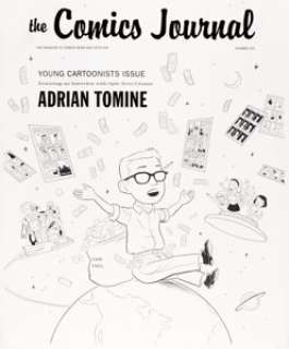 Adrian Tomine - The Comics Journal #205 Cover Original Art (Fantagraphics, 1998).