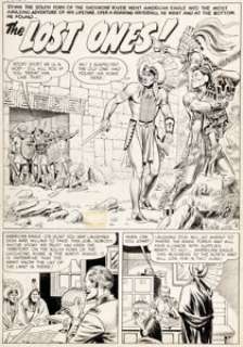 John Severin and Bill Elder Prize Comics Western #102 American Eagle Complete 9-Page Story "The Lost Ones!" Original Art (Prize, 1953). (Total: 9 Original Art) | Heritage