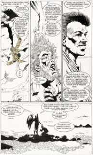 Kelley Jones and Malcolm Jones III Sandman #22 Story Page 19 Original Art (DC/Vertigo, 1991).