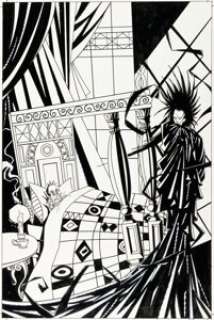 Shane Oakley Sandman: Gallery of Dreams #1 Pin-Up Original Art (DC/Vertigo, 1994).