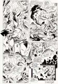 Andy Kubert and Mark Pennington X-Men #16 Story Page 4 Original Art (Marvel, 1993).
