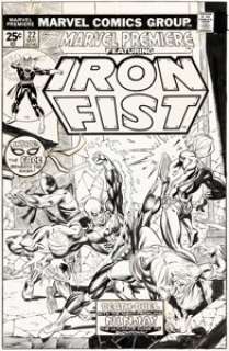Gil Kane and Al Milgrom Marvel Premiere #22 Iron Fist Cover Original Art (Marvel, 1975).