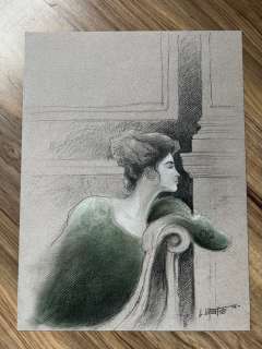 Vicomte, Laurent | Vicomte, Laurent - Dessin original couleur - Sasmira - (2006) | Catawiki