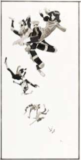 Matteo Scalera Black Science #34 Cover and Near Complete Story Original Art Group of 26 (Image, 2018). (Total: 26 Original Art)