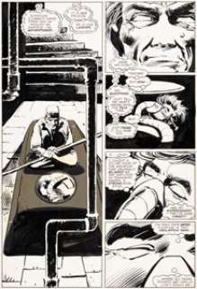 Frank Miller and Klaus Janson Daredevil #188 Story Page 8 Original Art (Marvel, 1982). | Heritage