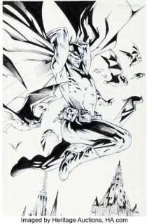 Al Barrionuevo and Bit Batman: Gotham Knights #63 Splash Page 11 Original Art (DC, 2005).