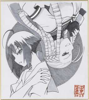 Masahiko Nakahira’s Hand-Drawn Shikishi "Street Fighters series: Sadamitsu the Destroyer" | Mandarake (Big Web)