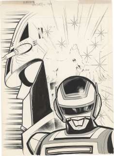 Minoru Nonaka Hand-Drawn Manuscript "Kyojuu Tokusou Juspion" | Mandarake (Big Web)