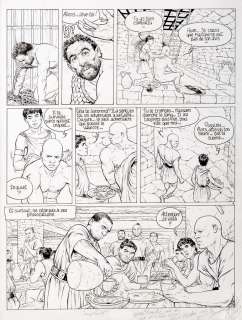 Delaby | Murena, planche n°5 Ã  l’encre de Chine de l’épi… | Millon