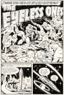 Warren Kremer Tomb of Terror #7 "The Eyeless Ones" Complete 6-Page Story Original Art (Harvey, 1953). (Total: 6 Original Art)