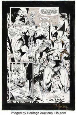 Todd McFarlane Spider-Man #12 Wolverine Story Page 13 Original Art (Marvel, 1991). | Heritage