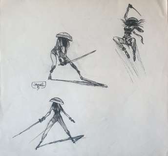 Cromwell | Cromwell - Dessin original - Anita Bomba - (1997) | Catawiki