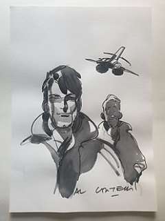 Coutelis, Al - Coutelis, Al - Dessin original - Tanguy et Laverdure