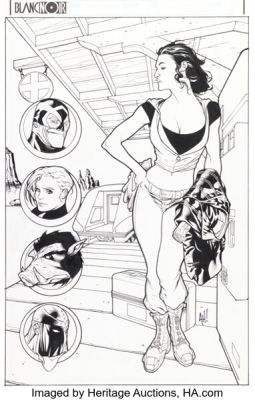 Adam Hughes A Stranger’s Tale #3 Cover Original Art (Vineyard Press, 2000). | Heritage