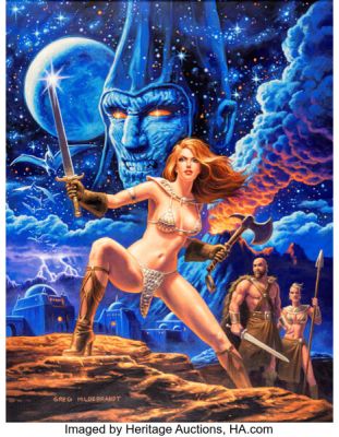 Greg Hildebrandt Red Sonja Special Edition #1 Cover Original Art, CGC-Certified Comics, and Trading Cards Group (Dynamite Entertainment, 2020). (Total: 12 Items)
