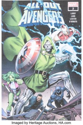 Greg Land All-Out Avengers #2 Cover Original Art (Marvel, 2022). (Total: 2 Original Art) | Heritage