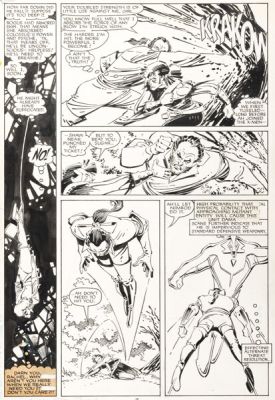 John Romita Jr. and P. Craig Russell The Uncanny X-Men #209 Story Page 6 Original Art (Marvel, 1986). | Heritage