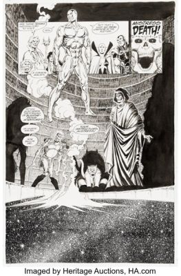 Jim Starlin Silver Surfer / Warlock: Resurrection #1 Story Page 17 Original Art Group of 2 (Marvel, 1993). (Total: 2 Original Art) | Heritage