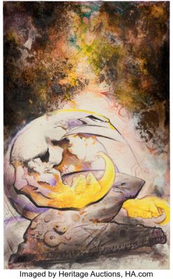 Sam Kieth The Maxx: Maxximized #9 Cover Original Art (IDW, 2014).