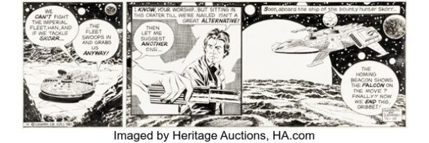Al Williamson Star Wars Daily Comic Strip Original Art dated 4-15-81 (LA Times Syndicate, 1981). | Heritage