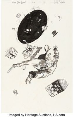 Filipe Andrade Figment #2 Title Splash Page 1 Original Art (Marvel, 2014).