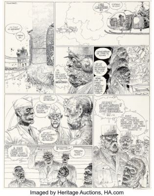 Enki Bilal La Croisière Des Oubliés Story Page 24 Original Art (Dargaud, 1975). | Heritage