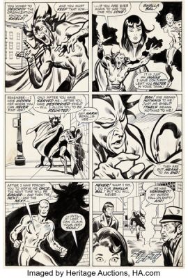 John Buscema and Chic Stone Silver Surfer #17 Story Page 2 Original Art (Marvel, 1970). | Heritage