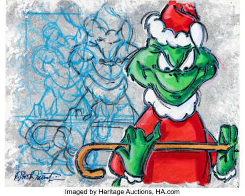 Dick Duerrstein "The Grinch" Original Acrylic on 24" x 30" Canvas (MGM, 1966/2004). | Heritage