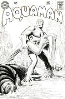 Nick Cardy - Aquaman #37 Cover Original Art (DC, 1968). "When the Sea dies..." This cover concept set -